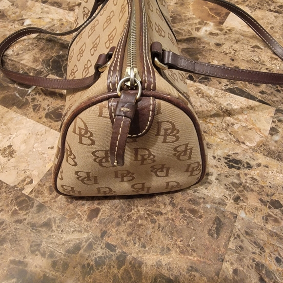 Dooney & Bourke Signature Canvas Barrel Bag - Picture 10 of 13